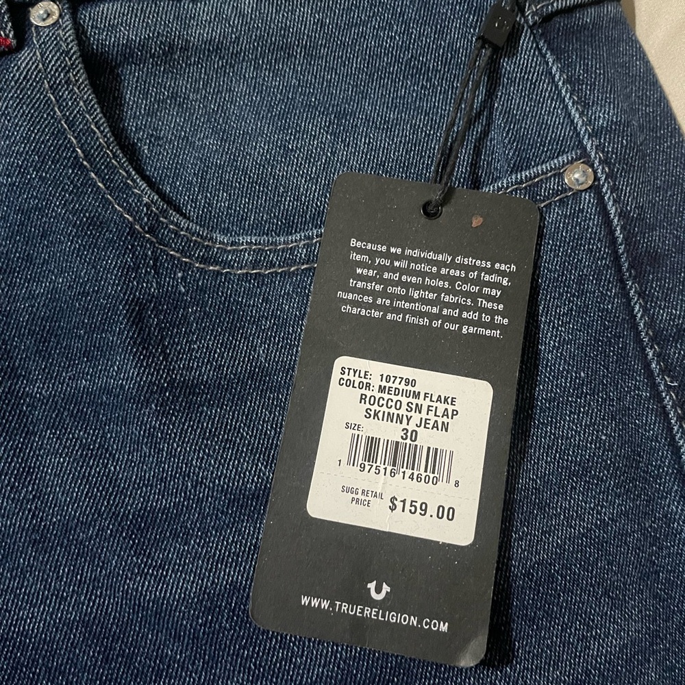 True Religion Men’s Blue Jeans - Picture 2 of 5